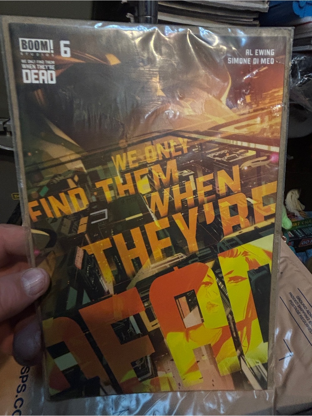 Boom ! We Only Find Them When They're Dead #6 - Orange Graphic Comic Book